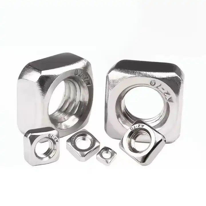 M3 M4 M5 M7 High Strength M6 M8 M10 Stainless Steel A2-70 Carbon Steel Insert Rectangle Nut Self Locking Square Nut for Bolt Rod