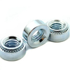 M3 Pressure Point Self Locking Insert Round Nut Press Fit Carbon Steel Zinc Plated Self Clinching Nut for PC Board Sheet Metal