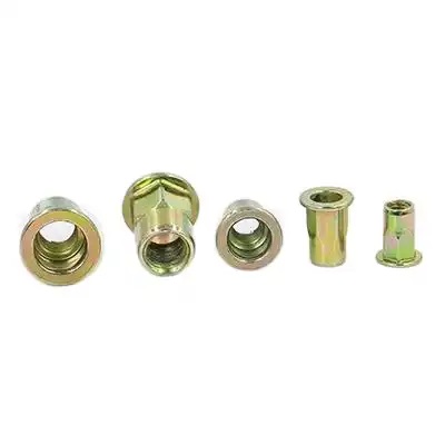 Customized Flat Countersunk Head Zinc Plated Galvanized Stainless Steel Carbon Steel Hex Self Clinching Rivet Nut for Mounting