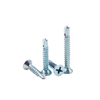 Carbon Steel 1006 Blue-white Zinc Plated Furniture Phillips Cross Recess Flat Countersunk Head Self Drilling Screws for Building Metal Sheet