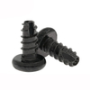 Steel Black Oxide Flat-tailed Phillips Cross Recess Round Head Tail Cutting Self Tapping Screws For Plastics Asbestos Wood Products Metal Sheet