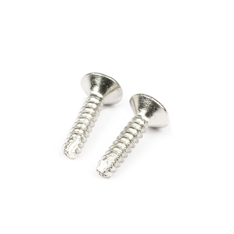 Carbon Steel Zinc Plated Flat Countersunk Head Flat-tailed Phillips Cross Recess Tail Cutting Self Tapping Screws For Plastics Wood Metal Sheet Toy