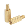 Custom M2 M3 M4 M5 M6 M7 M8 stainless steel purecopper brass zinc plated male female thread spacer pcb cylinder hex standoffs