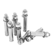 304 Stainless Steel Galvanized Sleeve Type Expansion Anchor Bolts With Hexagon Nuts Spring Washers And Flat Washers for Concrete Construction