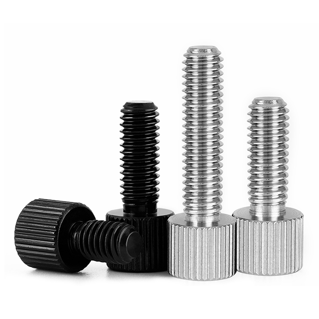 M6 Customized Plastic Wing Metal Manifold Head Metric Inch Stainless Steel Carbon Steel Fasten Thumb Screw Hand Screws for Sheet