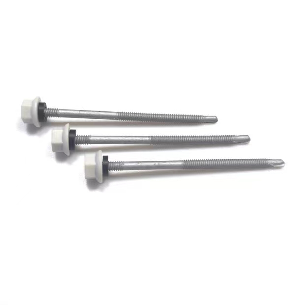 M5.5 Grade 8.8 Carbon Steel Stainless Steel 304 Full Thread Half Thread Hex Washer Head Self Drilling Screw For Color Steel Tile