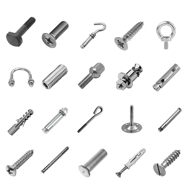 Factory High Strength Stainless Steel Carbon Steel Round Hex Cylindrical Metric Inch Non Standard Customized Hardware Fasteners