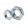 Carbon Steel Blue-White Zinc Plated Hex Thin Nut for Bolt And Machine