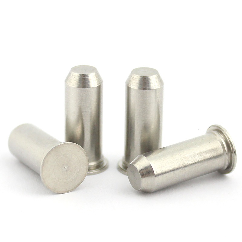 High Precision Fastening Straight Pins Nickel-plated Steel Solid Domed Cylindrical Dowel Pins Position Self Clinching Dowel Pin