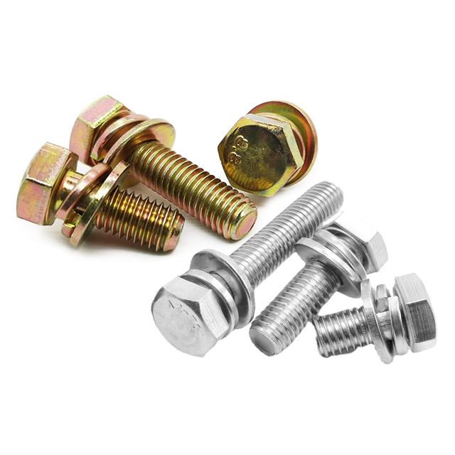 Q146B Custom Thread Length Fasteners Flange Titanium Galvanized M6 M8 M10 Stainless Steel Hex Head Round Grade 8 8 Bolt And Nut