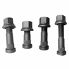 Carbon Steel Black Oxide Fully Threaded Round Neck Oval Head Bolts For Ball Mill Machinery Elliptical Head Bolts for Liner Plate