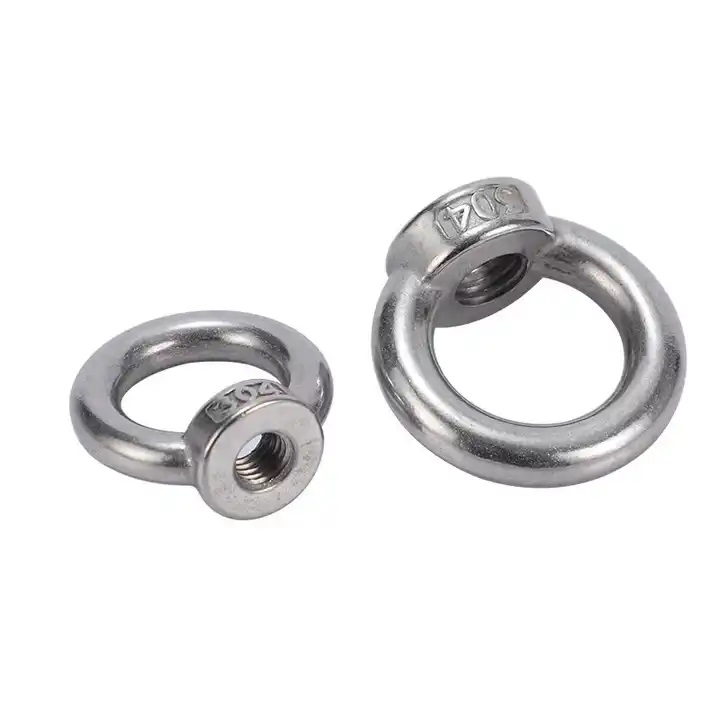 Lifting High Strength Customized No Standard M6 M8 M10 M12 Metric Inch Stainless Steel Carbon Steel Ring Nut Eye Nuts for Heavy Industry