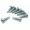 Q235 Carbon Steel Blue-white Zinc Plated Furniture Phillips Cross Recess Round Head Self Drilling Screws for Building Renovation Metal Sheet