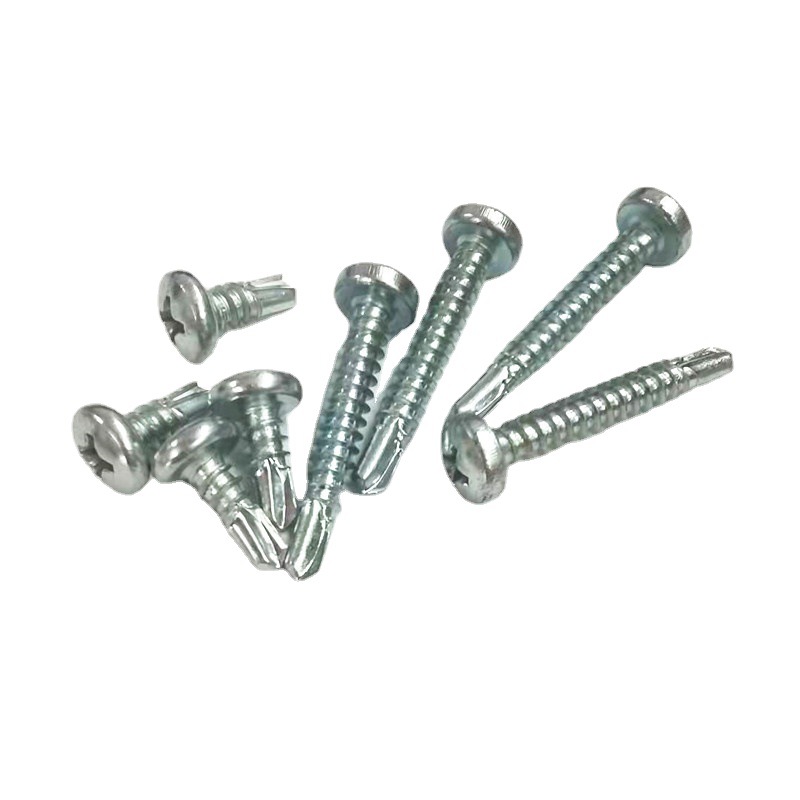 Stainless Steel Furniture Phillips Cross Recess Phillips Round Head Self Drilling Screws for Building Renovation Metal Sheet