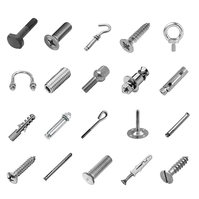 Factory High Strength Steel Stainless Steel Carbon Steel Round Hex Cylindrical Metric Inch Non Standard Customized Hardware Fasteners