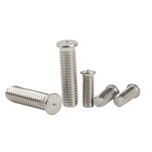 Aluminum Threaded Zinc Plated Stainless Steel Copper Capacitor Discharge Stainless Steel Brass Spot Stud Welding Stud