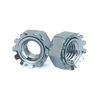 Custom 1/4 Inch 10mm M8 M6 Blue-White Zinc Plated Anti-slip K-lock Carbon Steel Round Hex K Lock Nut K-nut Knuts Nuts