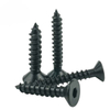 Black Oxide carbon steel self tapping Hexagonal socket flat countersunk head wood screw self drilling drywall Furniture screws