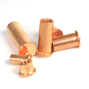 Factory M2 M3 M4 M5 M6 M7 M8 M9 M10 Threaded Female Brass Copper Capacitor Discharge Spot Welding Stud for Metal Sheet