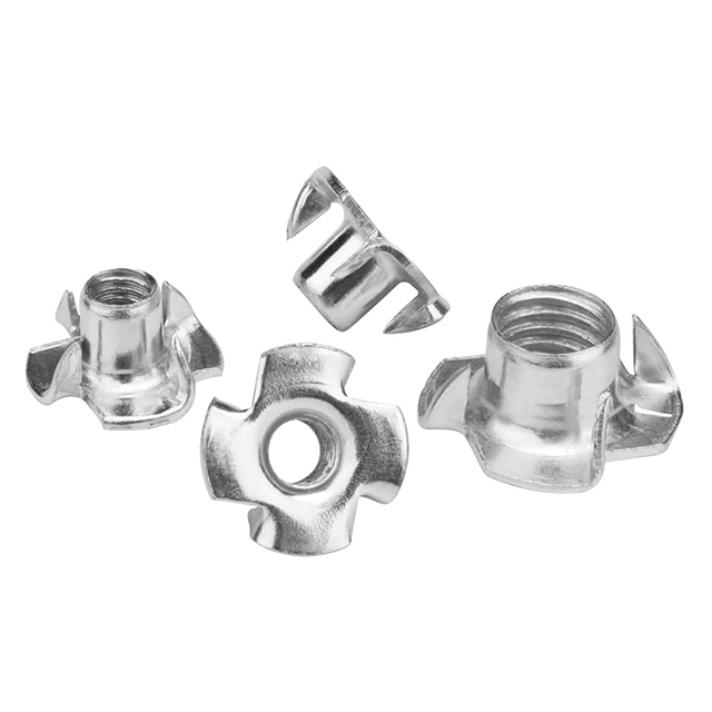 Grade 4 6 8 10 Zinc Plated Carbon Steel Stainless Steel M6 M8 M10 M12 Customized Size Metric Inch T-slot Four-jaw Nut Claw Nuts