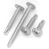 M3 Zinc Plated Carbon Steel Self Tapping Truss Flat Round Washer Head Self Drilling Drywall Screw Wood Chipboard Screw for Roof