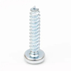 Carbon Steel Blue-white Zinc Plated Phillips Cross Recess Round Head Tail Cutting Self Tapping Screw For Plastic Asbesto Product