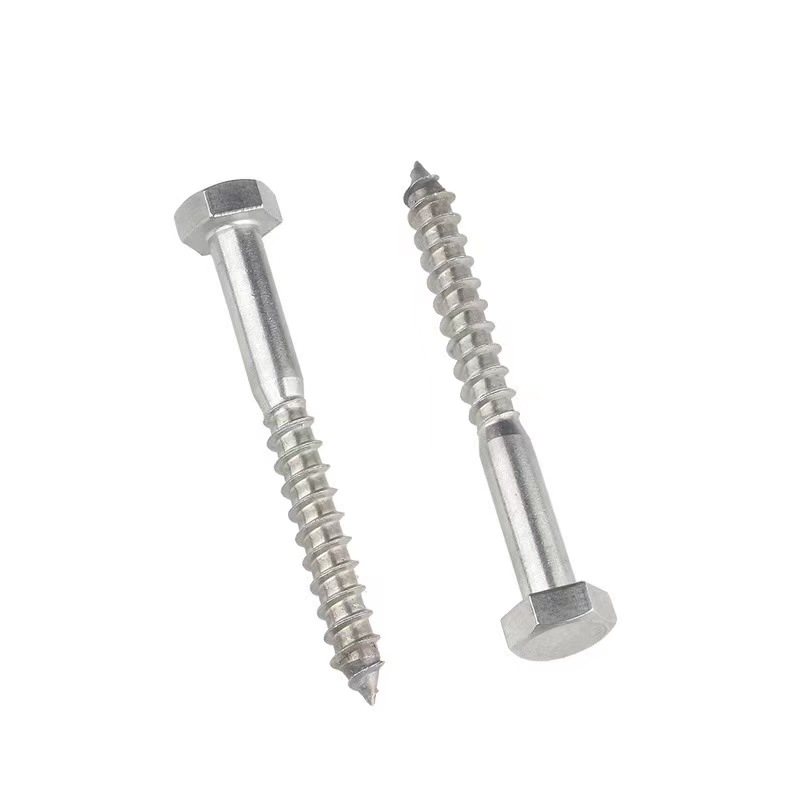 M6 M8 M10 M12 Stainless Steel 304 Plain Self Drilling Drywall Chamfering Hexagonal Head Self Tapping Screw For Wood And Industry