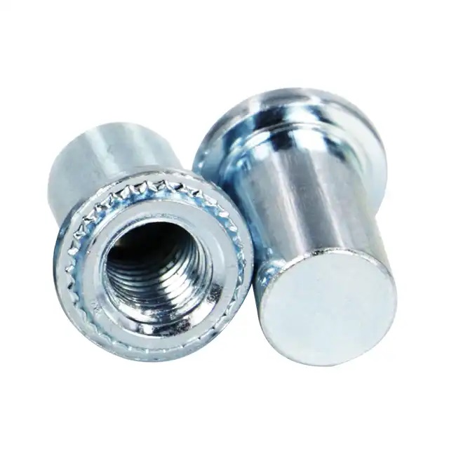 6# 8# INCH M3 M4 M5 M6 Half All Threaded Carbon Stainless Steel Aluminum Round Hex Flat Head Waterproof Clinching Standoffs