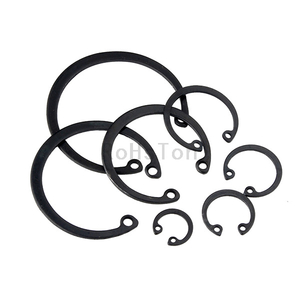 DIN472 GB893 8-250mm M3-M210 Stainless Steel 304 316 Elastic Internal Circlip Retaining Ring for Hole Bore Automotive Tractor Compressor Fasteners