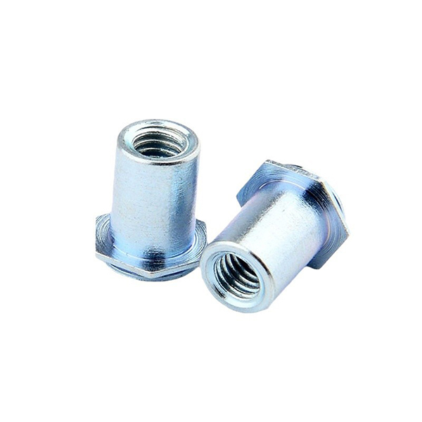 CSOC Galvanized Through Hole Countersunk Head Threaded Standoff Zinc Plated Carbon Steel Blind Self Clinching Standoff For Sheet Metal