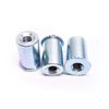 DSO Zinc Plated Carbon Steel Through Hole Serrated Knurled Head Threaded Self Clinching Standoff For Sheet Metal