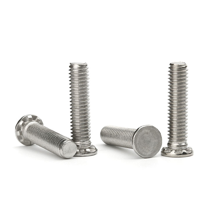 HFHS Plain Stainless Steel Heavy Duty Thick Head Self Clinching Bolt High Strength Self Clinching Stud