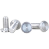 CFHA Aluminium Flat Serrated Thick Head Press Rivet Screw Aluminum Countersunk Head Self Clinching Stud For Sheet Metal