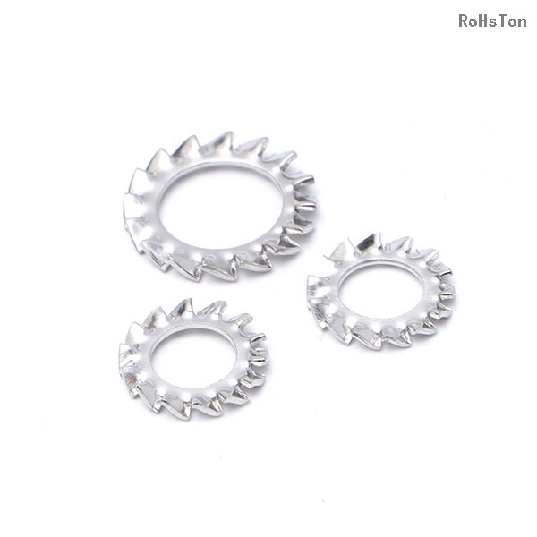 Stainless Steel 304 External Serrated Lock Washer Spring Washer ...