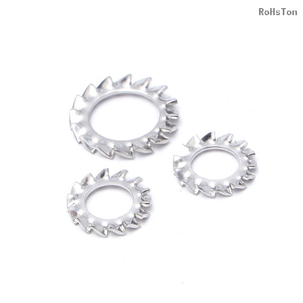 GB862.1 DIN6797 Stainless Steel 304 External Serrated Lock Washer Spring Washer External Teeth Lock Washer