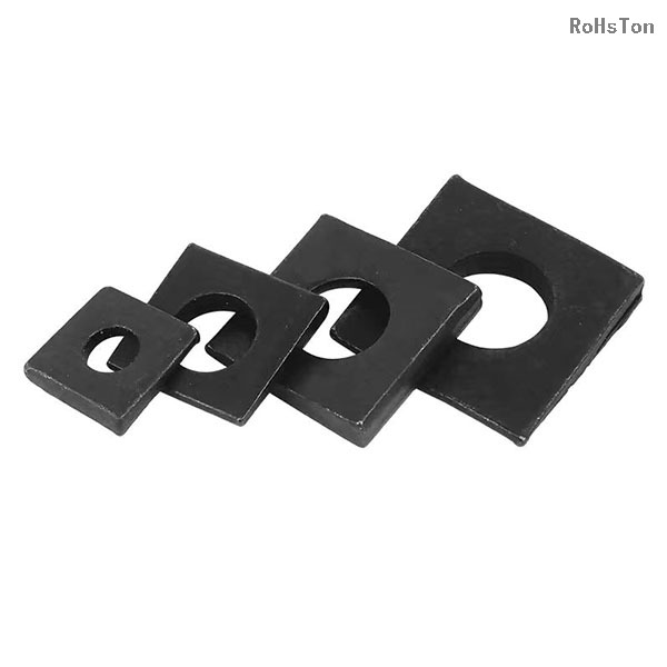 GB852 Zinc Plated Carbon Steel Square Taper Washers Bevel Conical Square Washer Stainless Steel Square Inclined Washers for I-beams