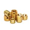 Type 307 308 Tapping Insert Zinc Plated Carbon Steel Tap-Lok Inserts Stainless Steel 304 Three Hole Self Tapping Thread Insert