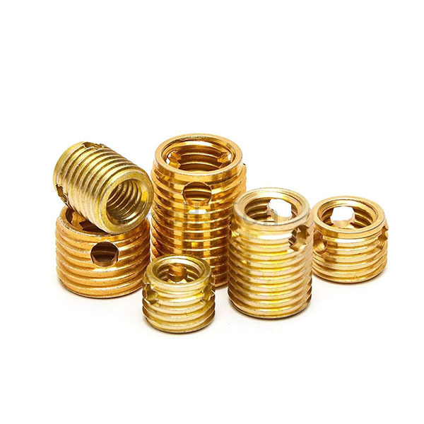 Type 307 308 Tapping Insert Zinc Plated Carbon Steel Tap-Lok Inserts Stainless Steel 304 Three Hole Self Tapping Thread Insert