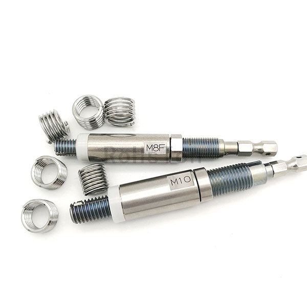 304 Stainless Steel Helicoils Tangless No Handle Threaded Bushing Thread Repair Sleeve Tailless Wire Thread Insert
