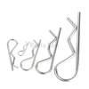 GB4329 ISO7072 DIN11024 Zinc Plated Carbon Steel Split Cotter Pin 304 Stainless Steel B Type R Type Spring Cotter Pin