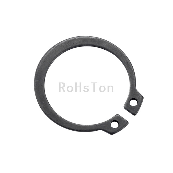 External Shaft Circlip DIN471 GB894 Black Oxide 65Mn Spring Steel C-type Retaining Ring Stainless Steel Elastic Snap Ring For Tractor Harvester Automotive