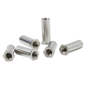 SO4 Stainless Steel 400 416 Through Hole Threaded Flat Hex Head Self Clinching Standoff For Sheet Metal