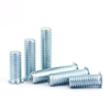 Zinc Plated Carbon Steel Hex Head Self Clinching Screw NFH M3 M4 M5 M6 Galvanized Hexagon Self Clinching Studs For Sheet Metal