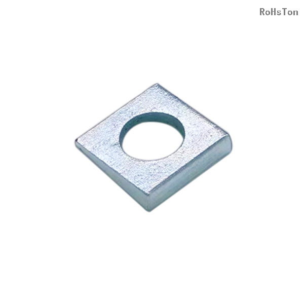 GB852 Zinc Plated Carbon Steel Square Taper Washers Bevel Conical Square Washer Stainless Steel Square Inclined Washers for I-beams