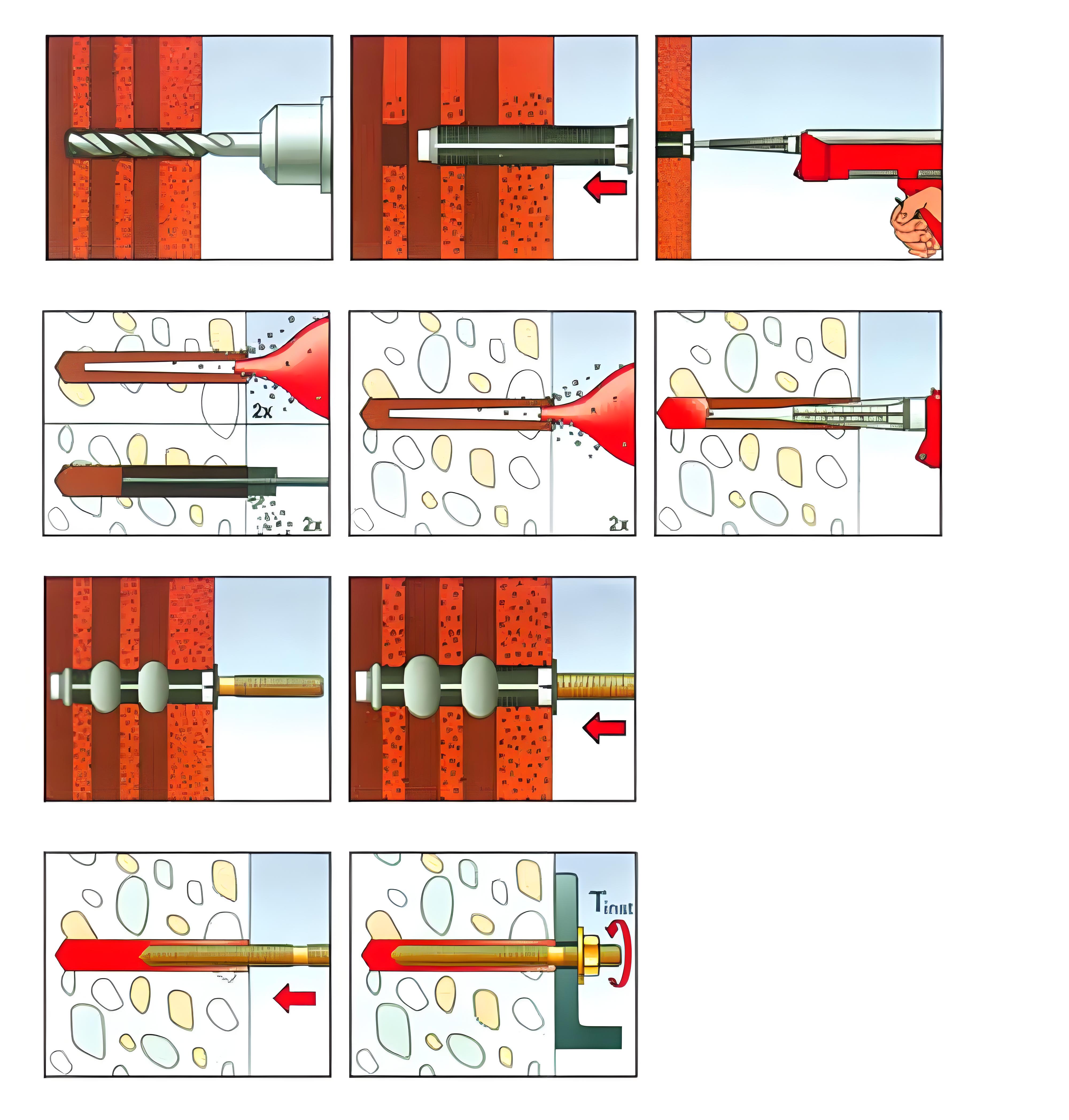 Chemical Anchor Installation Method