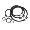 External Shaft Circlip DIN471 GB894 Black Oxide 65Mn Spring Steel C-type Retaining Ring Stainless Steel Elastic Snap Ring For Tractor Harvester Automotive