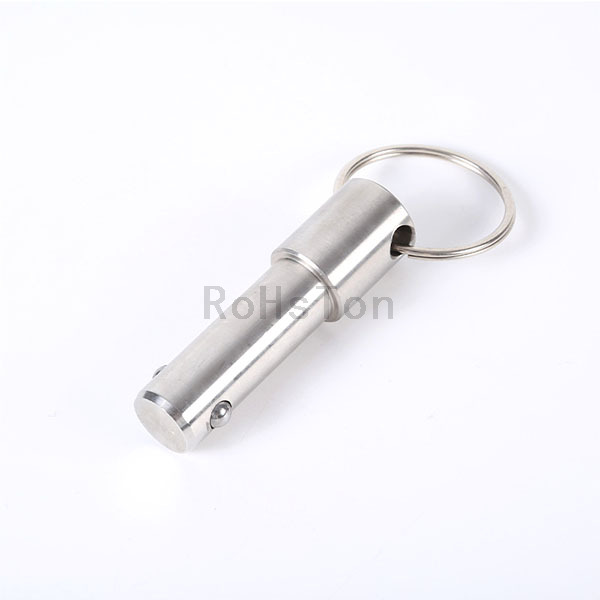 Stainless Steel 304 Quick Release Ball Lock Pin Detent Pin With Pull Ring Handle Spring Loaded Lock Pin