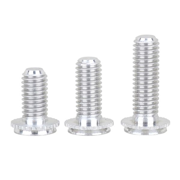 CFHA Aluminium Flat Serrated Thick Head Press Rivet Screw Aluminum Countersunk Head Self Clinching Stud For Sheet Metal