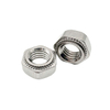 M3 M4 M5 M6 M8 BOBS Plain Stainless Steel 304 Press Fit Hexagon Self Clinching Nut For Sheet Metal