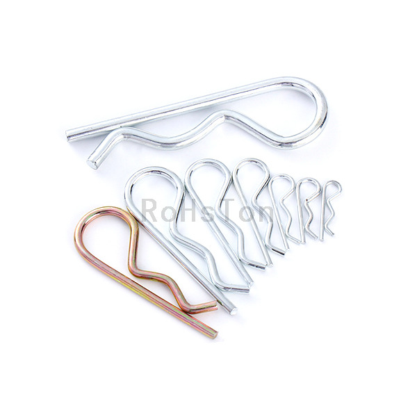 GB4329 ISO7072 DIN11024 Zinc Plated Carbon Steel Split Cotter Pin 304 Stainless Steel B Type R Type Spring Cotter Pin